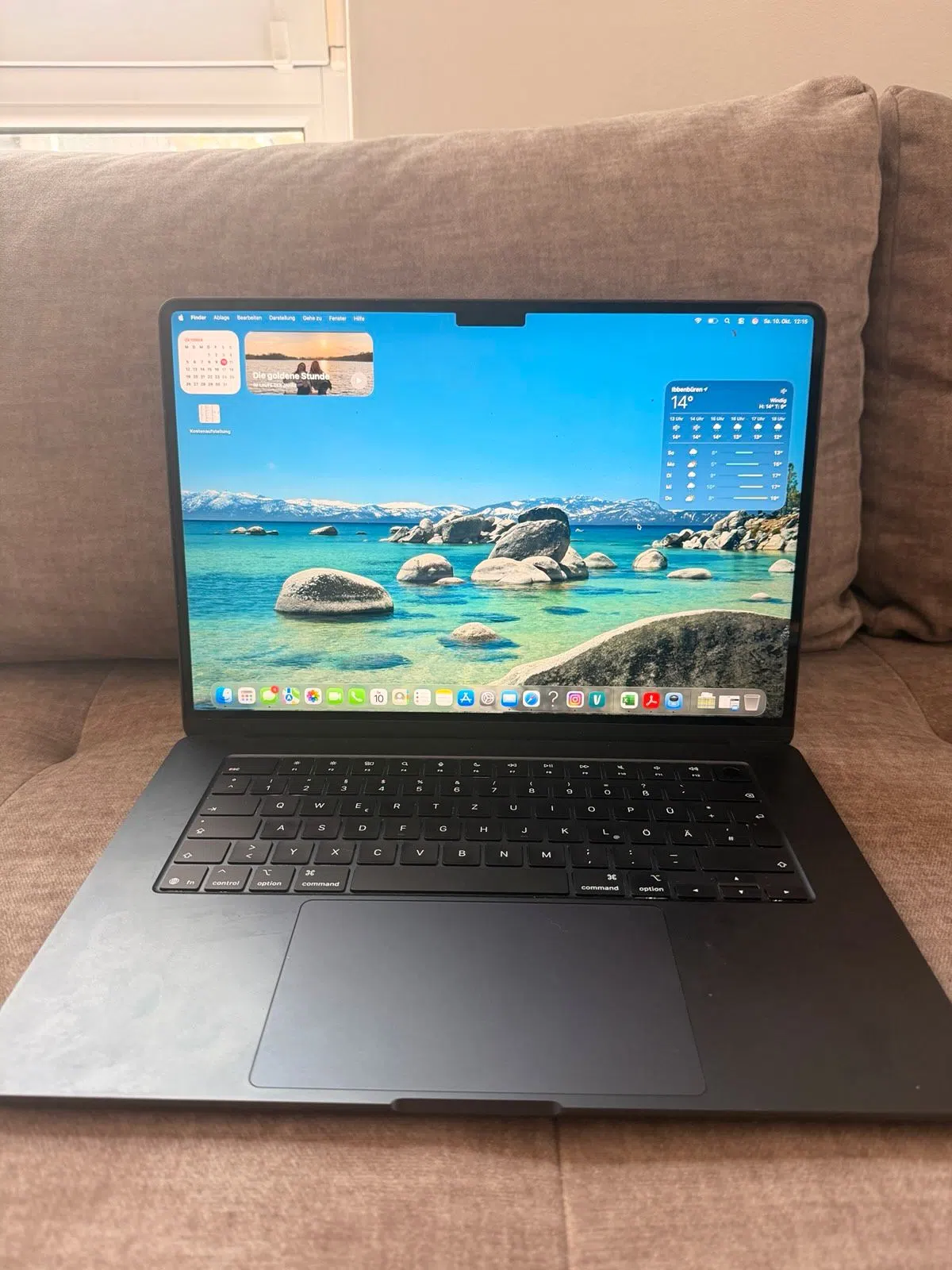 MacBook Air 15 Zoll M5, 512 GB, wie neu, Restgarantie bis 03/27