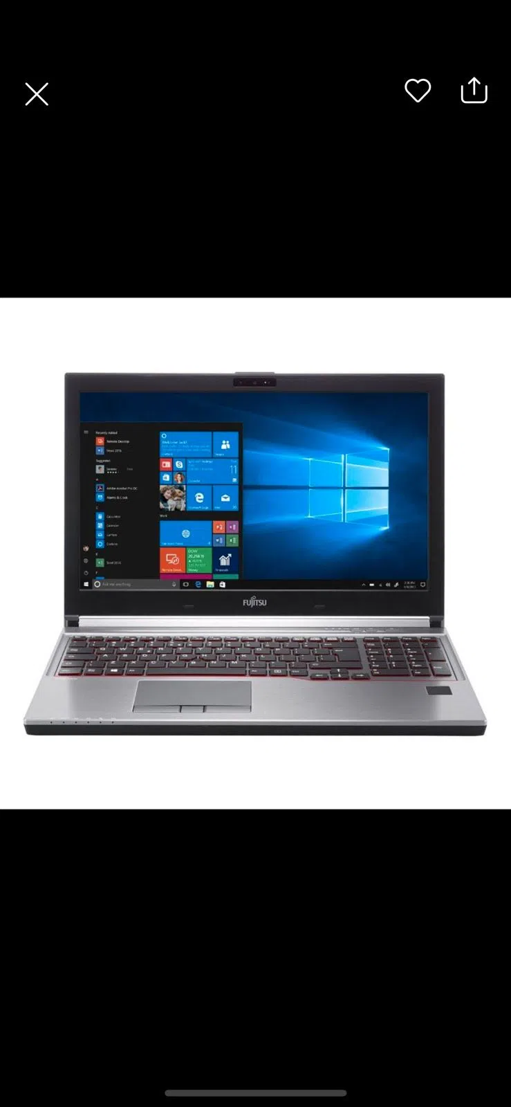 Fujitsu Notebook 32GB RAM 512GB SSD Win11 zzgl 150€ Gutschein