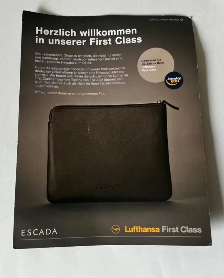 Notebook Tablet Laptop Tasche Lufthansa Escada