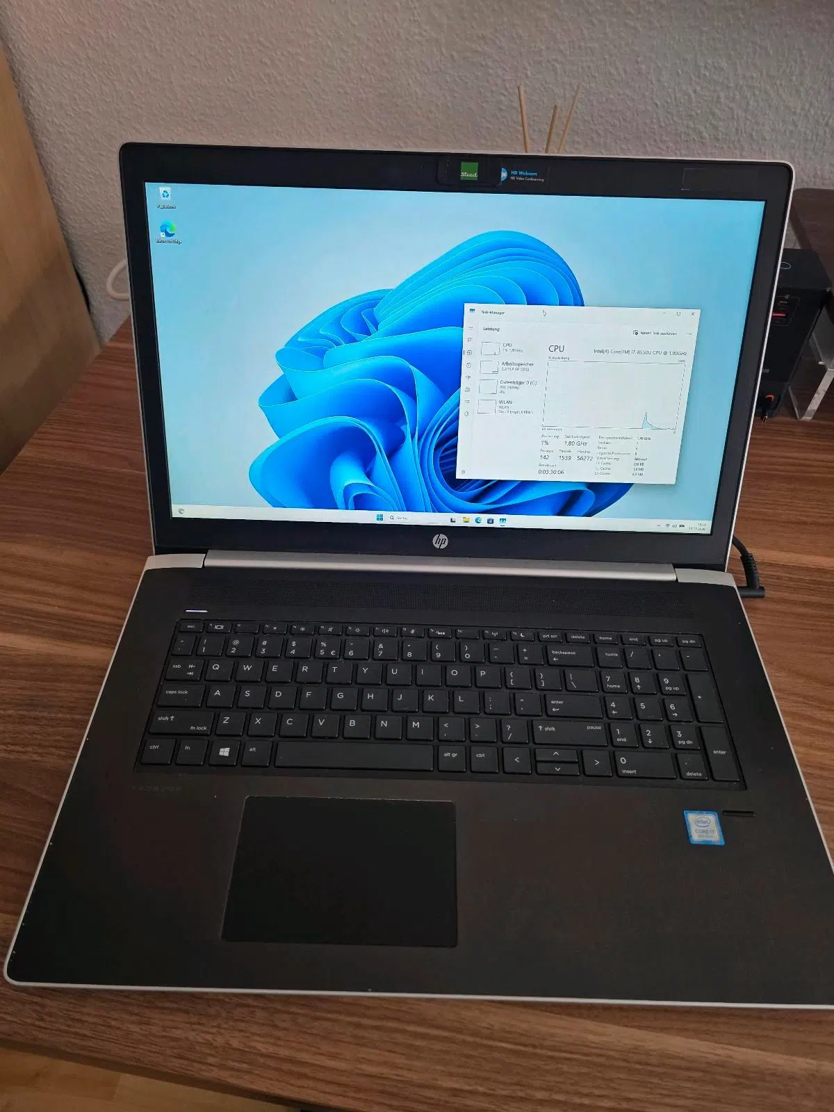 HP ProBook 470 G5 | i7-8550U | 16GB RAM | 256GB SSD | Win 11