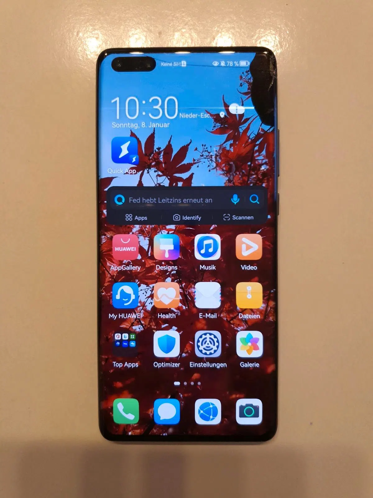 Huawei P40 Pro display beschädigt