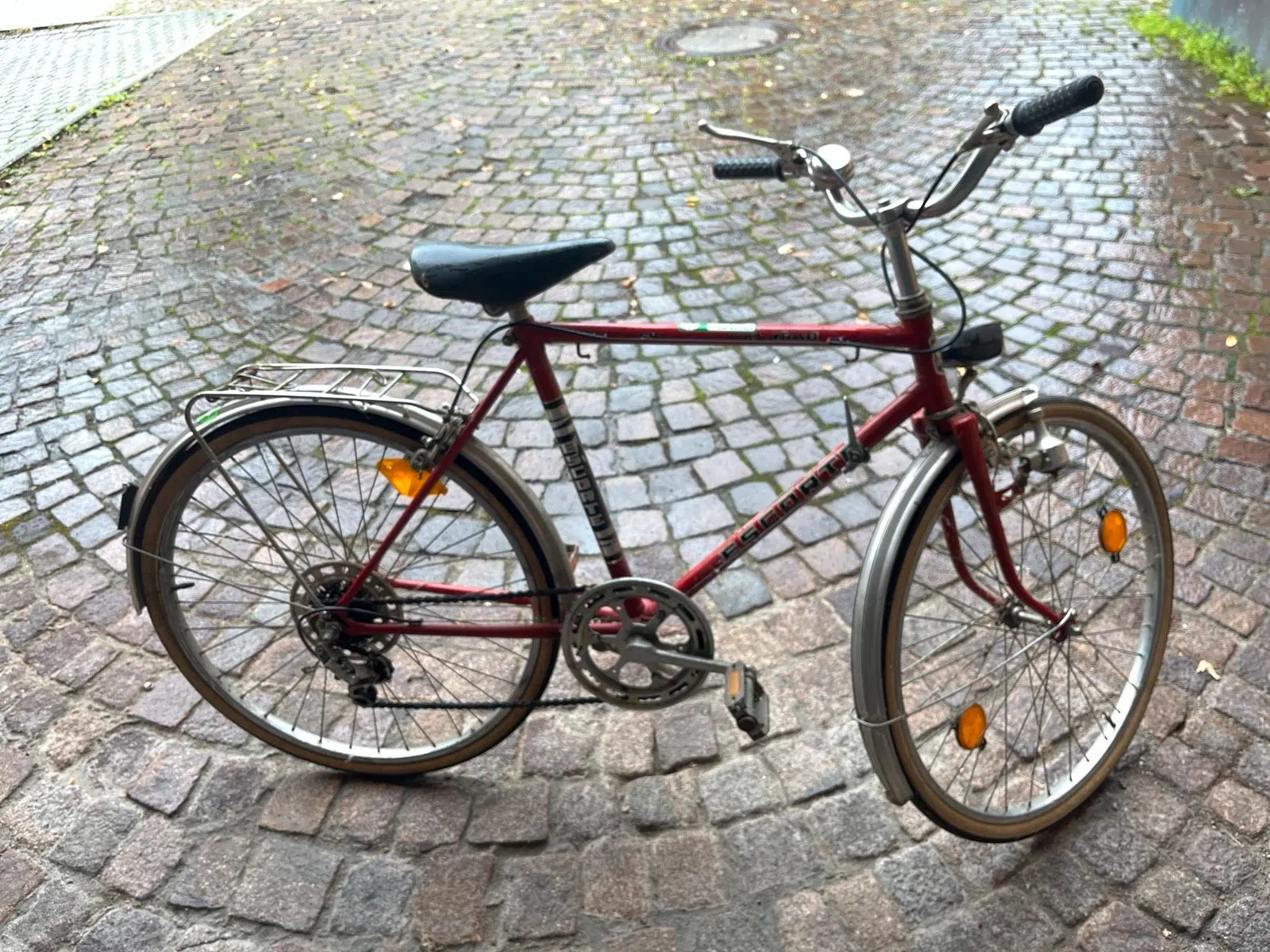 Rotes Citybike