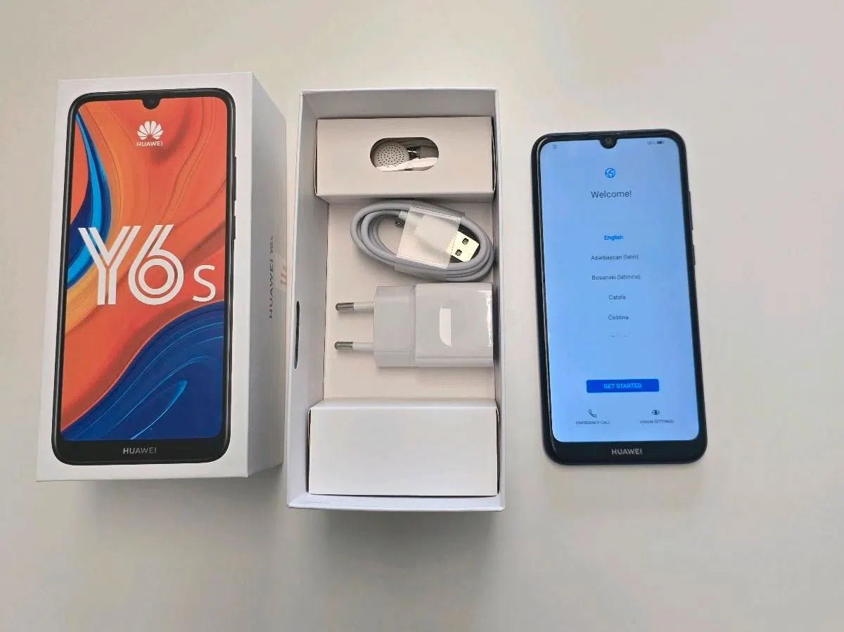 Huawei Y6s 32 GB in Blau mit OVP und Zubehör