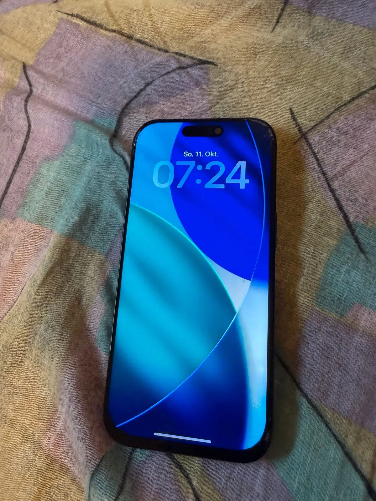 iPhone 16 Pro 256GB schwarz - defektes Display