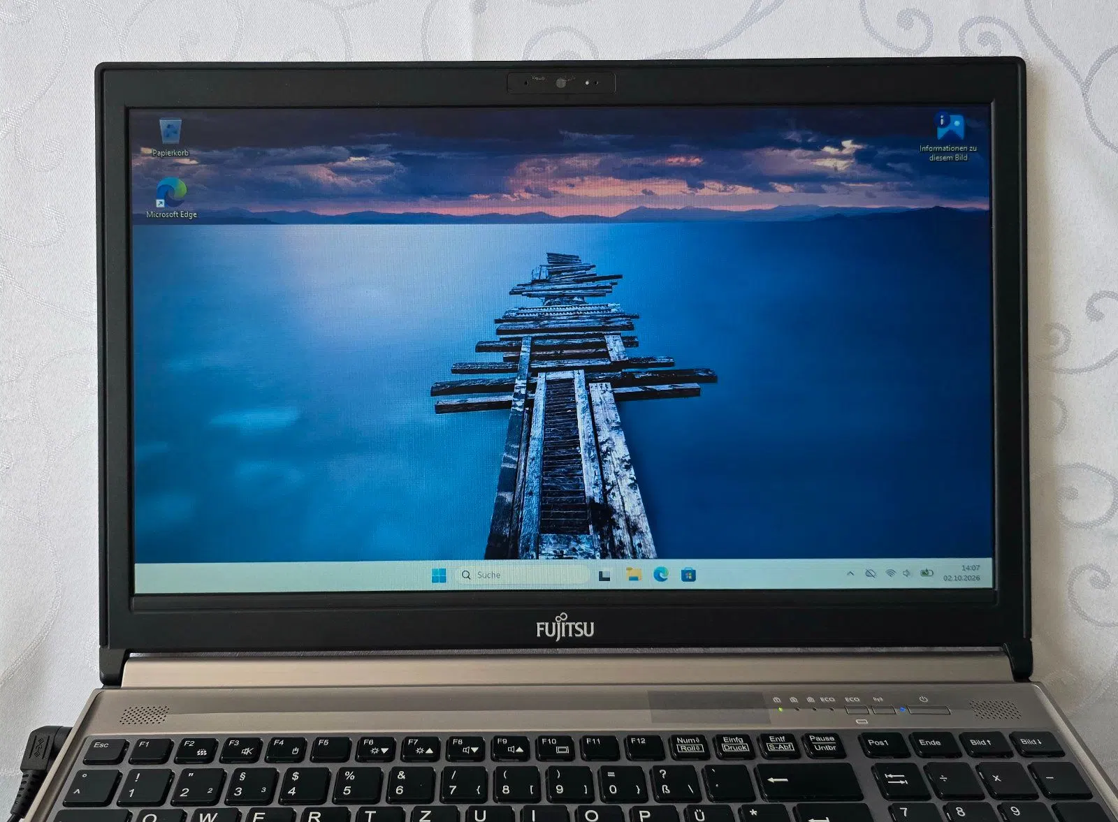 Fujitsu E754 i5 Laptop 15,6" 6GB RAM 480GB SSD Win11 BT WebCam
